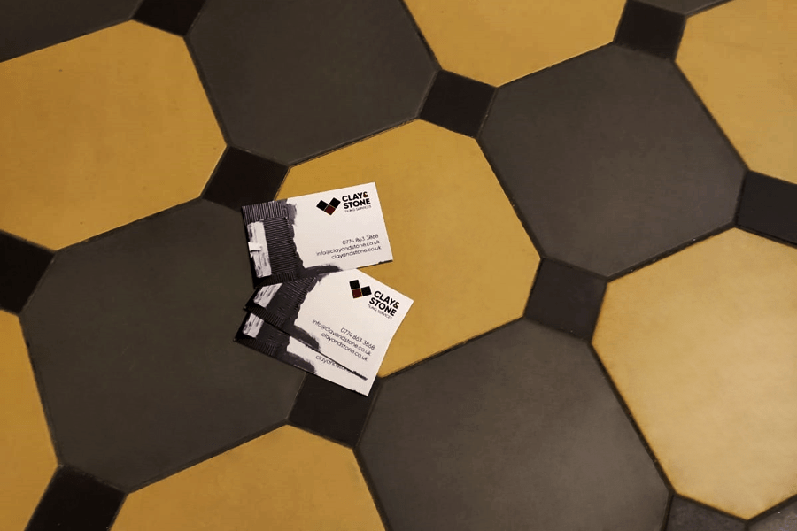 Geometric floor tiling